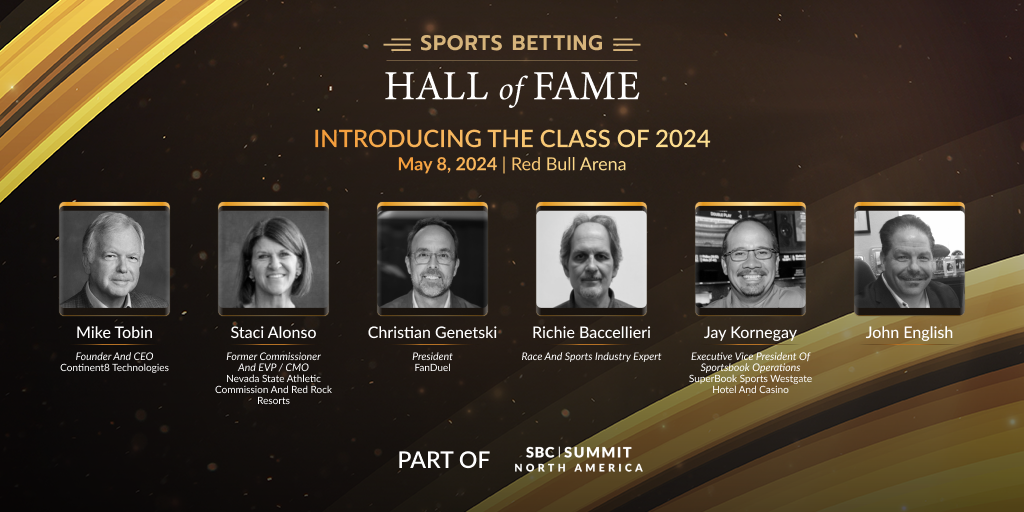 SBC has revealed the six individuals set to join the esteemed ranks of the 2024 Sports Betting Hall of Fame. This annual tradition, initiated in 2016, serves as a tribute to remarkable figures within the industry and their significant contributions throughout their careers.