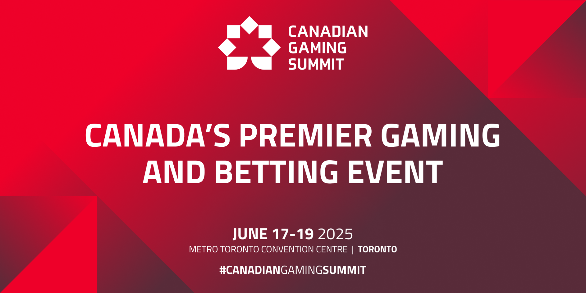 The Canadian Gaming Summit is set to make its return to Toronto from June 17-19, bringing together industry leaders, regulators, and innovators for the largest Pan-Canadian gaming and betting event. With a renewed focus on driving critical conversations on regulatory shifts, emerging technologies, and market expansion, this year’s summit will ensure that voices from coast to coast—including provincial regulators and First Nations gaming leaders—help shape the industry's future. The 28th edition of this legacy event, set at the Metro Toronto Convention Centre, will bring together 3,000 industry professionals, including 1,000 operators, 200 affiliates, 150 expert speakers, and 75 top-tier exhibitors. With a dynamic conference agenda and high-level networking opportunities, the event will be the key meeting point for the who’s who of Canada’s gaming and betting industry.