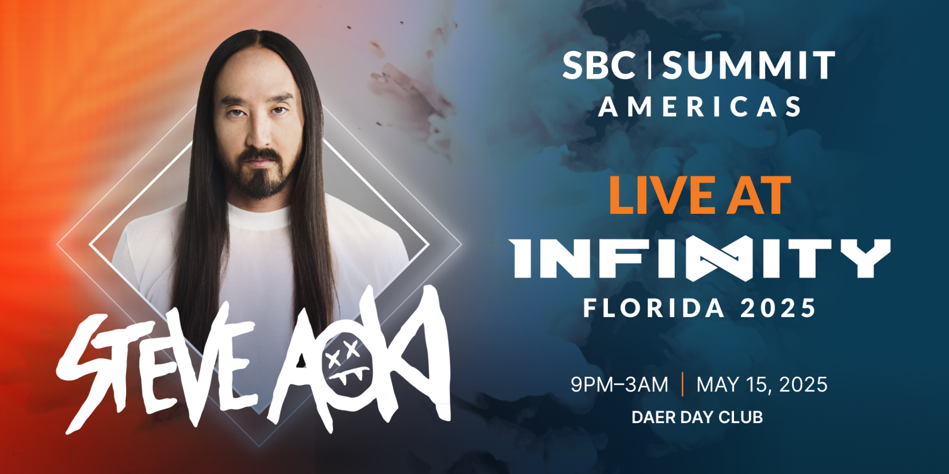 SBC Summit Americas brings EDM superstar Steve Aoki to INFINITY Florida