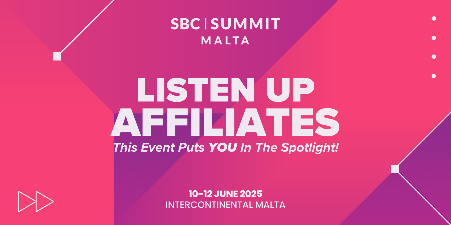 SBC Summit Malta: The Ultimate 360° Learning & Networking Experience for Affiliates