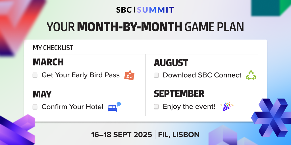SBC Summit is almost here! (Well, not really, but we love some early planning—so, in our book, it’s time to get prepared!) Whether you’re coming for networking, learning, business deals, or boosting your brand visibility, a little preparation will go a long way in making sure you get the most out of it. From September 16-18, Lisbon will be the epicentre of the industry as we welcome 30,000 attendees, 700+ exhibitors and sponsors, and deliver hundreds of hours of content! With so much happening, having a month-by-month game plan will save you time, make your experience smoother, and ensure you hit all your event goals.
