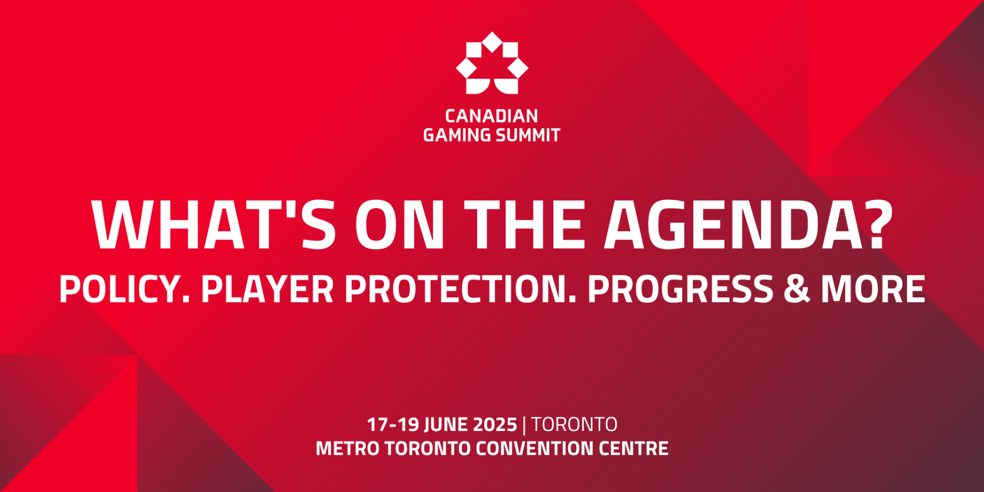 Canadian Gaming Summit 2025 Agenda — Bill S-269, DFS, Player Protection, and more on the table