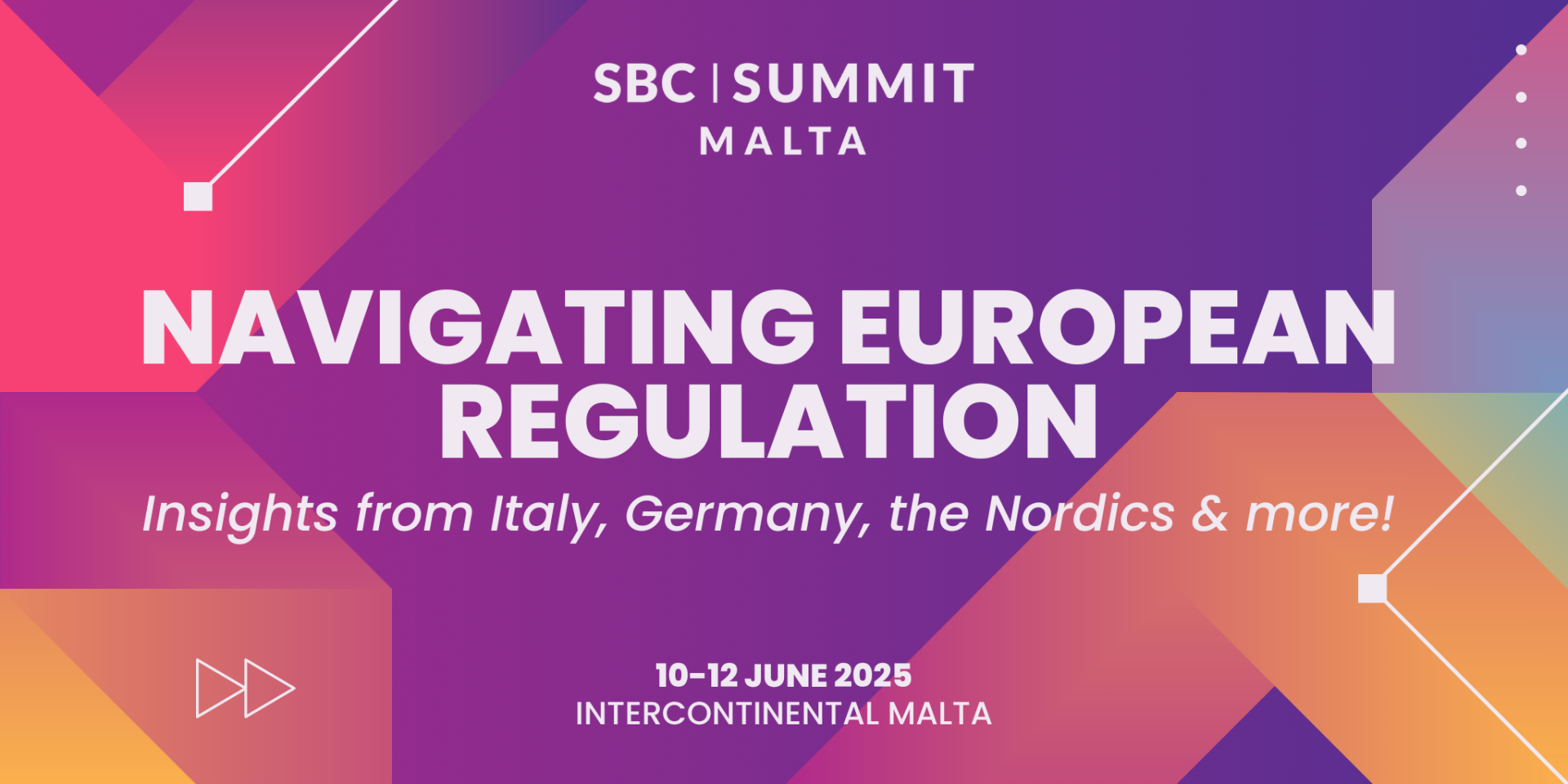 SBC Summit Malta: Putting European Regulation and Compliance Front and Centre