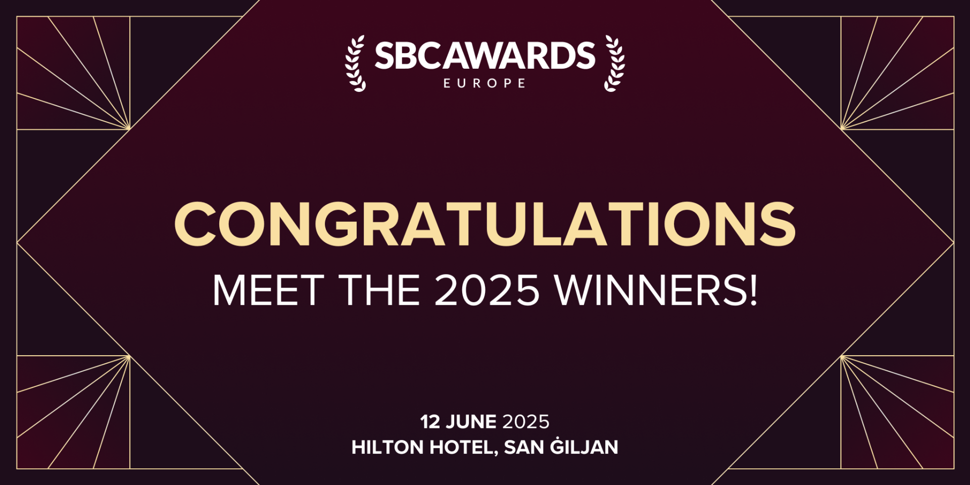 SBC Awards Europe: Meet the 2025 Winners