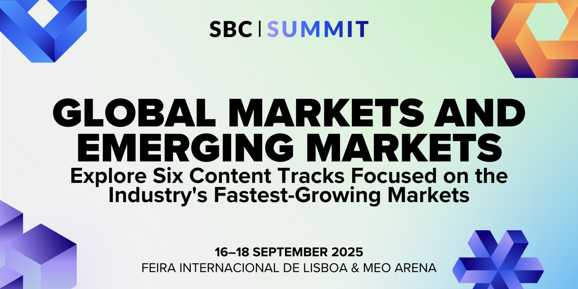The Markets Everyone’s Watching—Now on Stage at SBC Summit SBC Summit 2025 will debut two new conference stages – Global Markets and Emerging Markets – targeting region-specific insights as the event prepares to welcome over 30,000 attendees from more than 130 countries from September 16-18. Following sharp international growth in 2024, with Latin America attendance up 126%, Asia up 80% with delegates from 30 countries, Africa up 45% with 29 nations represented, and North America up 127%, two additional conference stages were introduced to meet the event’s expanding global appeal. Each stage will deliver targeted, actionable insights and create market-specific networking opportunities for delegates operating across the covered jurisdictions. Rasmus Sojmark, Founder and CEO of SBC, said: “SBC Summit is now a truly global meeting point, so building an agenda that reflects that was the natural next step. "With the addition of the Global Markets and Emerging Markets stages, we’re offering market-specific insights—and the networking lounges attached to each stage let delegates connect immediately with the people driving growth in those regions. It’s all about continuing the conversations that start on stage with the people most invested in those markets.” Global Markets Stage The Global Markets stage is designed for stakeholders looking to optimise their strategies in established, high-value territories where regulatory frameworks are constantly evolving. Across three days, stakeholders can attend a series of panels focusing on key regions, including Latin America and Brazil, Western Europe, and North America. Tuesday - Latin America & Brazil Focus: The opening day will examine Latin America’s diverse landscape, from maximising Brazil’s post-regulation opportunities to the latest developments in markets such as Mexico and Peru. Sessions will bring together leaders from LATAM and Brazil to discuss market entry strategies, payment solutions, and successful partnership models across the region's diverse regulatory environments. Wednesday - Western Europe Deep Dive: The second day will shift focus to Western Europe's evolving regulatory landscape, examining how businesses can tackle compliance challenges while leveraging new opportunities. Sessions will address the growing threat of black markets, Italy's revamped online gambling framework, the Netherlands' increased regulatory requirements, and potential pathways for iGaming expansion into Finland and the broader Nordic region. Thursday - North America Analysis: The final day will examine US expansion opportunities following rapid iGaming growth across multiple states. These sessions will explore the rise of alternative betting models, including sweepstakes and prediction markets, alongside the growing popularity of peer-to-peer betting in the region. Emerging Markets Stage The Emerging Markets stage will spotlight the most promising regions making waves across the industry. Covering Africa, Eurasia, the Middle East, and Asia, these sessions focus on markets experiencing rising player bases, regulatory reforms, and technological innovations. Tuesday - Africa Innovation: The opening day will explore mobile-first innovation strategies that are reshaping the African gaming landscape. Sessions will cover payment infrastructure challenges, how operators can successfully engage stakeholders at a local level, and the importance of player protection in the region. Wednesday - Expansion in Eurasia & the Middle East: Day two will focus on business expansion opportunities in Eurasia, with exciting growth prospects emerging across the Caucasus, Central Asia, and the Balkans. Sessions will also examine the potential for expansion into the Middle East, with panels analysing the UAE’s move towards introducing a gambling framework in the region. Thursday – Asia Growth Potential: The closing day will examine market entry tactics for Asia’s diverse regulatory environments, with sessions covering licensing pathways, cultural localisation, and strategies for long-term, sustainable growth across key markets like India, the Philippines, and Macau. The Global Markets and Emerging Markets stages make up two of the six conference stages at SBC Summit 2025. These include dedicated stages for technology, affiliation, player protection, and the Super Stage. Secure your ticket to SBC Summit 2025 today. Choose from three pass types: VIP Event Pass, Expo+ Pass, or Expo Only Pass. Please note that an Expo Only Pass does not include access to conference panels. Operators and affiliates may be eligible for a complimentary pass — simply apply and allow up to three working days for our team to process your request.