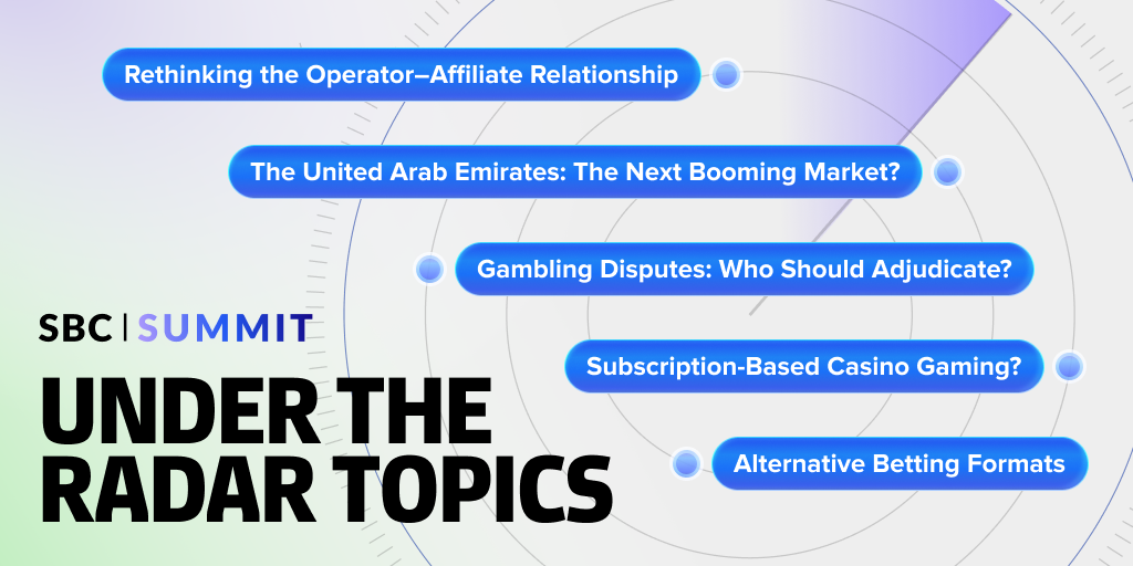 If you are one of the 30,000 industry stakeholders attending the upcoming SBC Summit this September, you’re in for a treat—a three-day educational programme designed to address the most pressing challenges and exciting opportunities shaping the global betting and gaming landscape. Across the agenda, you’ll find dedicated conference tracks focused on the topics that matter most right now, from emerging and global markets to affiliation, technology, and player protection. But it’s not just about the headline topics. SBC Summit’s educational programme also dives into new formats and often-overlooked issues that may not yet be dominating weekly strategy meetings, but no doubt will be. From betting disruptors driving regulatory reform in North America to the untapped promise of markets once deemed out of reach, SBC Summit is bringing vital, under-the-radar conversations to the forefront—arming you with insights that could give your business a real edge in the months and years to come. Of course, with more than 80 individual panels to choose from, navigating the full scope of the agenda can be a challenge, especially when it comes to identifying the sessions that could shape your long-term strategy. That’s why we’ve put together a guide highlighting five essential discussions you won’t want to miss. Each spotlighted theme includes key logistical panel details, a quick rundown of why the topic is so important, and guidance on who will benefit most from attending. Is It Time to Rethink the Operator-Affiliate Relationship? Traditional operator-affiliate deals were purpose-built for a bygone era—one with simpler tools, slower feedback loops, and far less data. But as the affiliate sector has grown into a key driver of acquisition, pivotal to operator success, the standard operator-affiliate relationship is becoming increasingly outdated. Today’s environment demands more—more transparency, more fairness, and more sophisticated tracking. And yet, despite its key role in the gaming ecosystem, the affiliate deal itself hasn’t evolved much. It’s a conversation that’s often overlooked in favour of flashier topics like new traffic sources or AI tools. As technology advances and performance expectations rise, is it time to rebuild the affiliate relationship from the ground up? Or can smarter tweaks to contracts and communication breathe new life into a model that still has plenty of value to offer for both parties? PANEL TO WATCH: Should the Industry Reset Operator and Affiliate Deals? Time: 14:00-14:45 Date: Tuesday, 16th September 2025 Location: Stage Four (Affiliate Leaders - Martech) Keywords: Affiliates, operators, partnerships, data, transparency, performance, affiliate models, revenue. Key Questions This Panel Will Tackle: Are traditional operator-affiliate deal structures still fit for purpose in a performance-driven market? Exploring whether legacy models are holding the industry back and how evolving expectations are reshaping the conversation. Should the industry move toward standardised affiliate agreements? Evaluating the benefits and challenges of creating clearer, fairer terms across the board. How can greater transparency and improved tracking redefine trust in affiliate partnerships? Discussing the role of tech, data, and communication in strengthening long-term operator-affiliate relationships. Who should check it out: Affiliates Operator Affiliate Managers Heads of Media Buying Heads of Performance Marketing Chief Marketing Officers (CMOs) Partnership Directors Legal & Compliance Officers Business Development Managers Affiliate Network Executives Rethinking Dispute Resolution: The Missing Piece in Player Protection When we talk about ‘Player Protection’, most minds immediately go to age verification tools, deposit limits, and problem gambling detection technology—and rightly so. These tools are vital to safeguarding vulnerable players and reinforcing the industry’s commitment to responsible gambling. But one topic rarely gets the spotlight: customer-operator disputes. At its core, gambling is about winning and losing, but when things go wrong, is the dispute process truly fair and player-focused? Or is it simply a box-ticking exercise aimed at fast resolutions? In an era where 80% of customers have switched brands due to poor customer experience, gambling operators can’t afford to overlook the importance of transparent, trustworthy dispute resolution. Loyalty and brand integrity are on the line. So, is it time for a universally recognised independent arbiter? Should regulators take the lead, or could a new model emerge altogether? It’s not always a comfortable conversation, but in a customer-first industry, tackling dispute resolution head-on may be one of the most important steps forward. PANEL TO WATCH: Gambling Disputes: Who Should Adjudicate? Time: 14:00-14:45 Date: Tuesday, 16th September 2025 Location: Stage Five (Player Protection - Regulation) Keywords: Operators, safer gambling, player protection, customer service, gambling disputes, regulation, arbitration, accountability, loyalty, brand perception. Key Questions This Panel Will Tackle: Should the gambling industry adopt a universally recognised, independent dispute resolution body? Exploring the pros and cons of centralising dispute arbitration across markets and verticals. Where should the responsibility for resolving operator-player disputes lie—regulators, courts, or industry bodies? Debating the most effective and fair structures for accountability. Can a single model handle both simple betting disagreements and serious claims involving player safety or terms and conditions? Assessing whether a tiered or specialised approach to dispute resolution is needed. Who should check it out: Operators Affiliates Operator Affiliate Programme Managers Heads of Customer Support Legal Professionals Responsible Gambling Officers Licensing Authorities & Gambling Commissioners Player Protection Leads The United Arab Emirates: The Next Booming Market? It’s no secret that gambling is still officially illegal under UAE federal law. But in September 2023, the country made a surprising and significant move by introducing the General Commercial Gaming Regulatory Authority (GCGRA)—a potential first step toward a regulated gaming market. This new body is tasked with creating a framework for commercial gaming and a national lottery, and while full legalisation hasn't been announced, it's certainly sparked global interest. In recent years, the UAE has been steadily working to diversify its economy beyond oil, and part of that strategy includes turning the country into a world-class hub for entertainment, tourism, and business. From hosting Formula 1 races in Abu Dhabi to launching UFC Fight Island, the country is no stranger to high-profile events. Add in the lavish resorts, luxury shopping malls, and tax-friendly Free Zones that allow 100% foreign ownership, and you’ve got a recipe that’s very attractive to international investors. So, is the UAE quietly laying the groundwork for future scalability in the gaming and sports betting sectors? All signs point to…maybe. There’s growing speculation that the GCGRA is more than just a symbolic gesture, especially after Wynn Resorts announced plans to build a $3.9 billion integrated resort on Al Marjan Island that is expected to include gaming elements. This move could unlock a brand-new geographical market for the industry, and it raises a big question: Will other countries in the region follow the UAE’s progressive lead? One thing’s for sure—the industry should be watching closely. PANEL TO WATCH: Making it in MENA: Will the UAE and Others Join the Fray Time: 14:00-14:45 Date: Wednesday, 17th September 2025 Location: Stage Two (Emerging Markets - Eurasia & Middle East) Keywords: United Arab Emirates, new markets, gambling, sports betting, regulation, influence. Key Questions This Panel Will Tackle: How will the creation of the General Commercial Gaming Regulatory Authority (GCGRA) reshape the future of gambling in the UAE? Examining what the formation of a dedicated regulator signals about the country’s ambitions and timelines for legal betting. Could the UAE become a regulatory blueprint for neighbouring Middle Eastern countries? Discussion on whether the Emirates’ approach will inspire a regional shift toward more progressive gambling legislation. What influence will international markets, particularly the U.S. and Europe, have on shaping the UAE’s regulatory framework? Insights into how global best practices and partnerships might impact the UAE's path to a safe, scalable betting ecosystem. Who should check it out: Chief Executive Officers Chief Strategy Officers (CSOs) Heads of Regulatory Affairs Chief Compliance Officers Legal Teams Regional Managers M&A Specialists Private Equity & Venture Capital Partners Platform Providers Is Casino the Next Industry to Go Subscription-Based? Subscription models aren’t something we usually associate with the casino space, but that may be starting to change. Several operators are beginning to experiment with the idea, exploring new ways to package content, bonuses, and player rewards. Yet, despite its disruptive potential, the topic remains largely under the radar. Over the last two decades, subscriptions have become second nature in everyday life—from Netflix and Spotify to PlayStation Network and Xbox Live. Even unexpected sectors like fast fashion, food delivery, and digital news have embraced the model to drive loyalty and consistent revenue. As player acquisition gets tougher and retention becomes king, the appeal is clear. But could subscriptions work in a gaming environment built on spontaneity and individual transactions? Or is this a model built for the next generation of players—one that could redefine engagement as we know it? PANEL TO WATCH: The Shift to SaaS: Are Casinos Going Subscription-Based? Time: 12:15-13:00 Date: Wednesday, 17th September 2025 Location: Stage Three (Technology) Keywords: Subscription models, operators, casino, engagement, retention, loyalty, player behaviour, regulation, compliance, commercial growth. Key Questions This Panel Will Tackle: Can a subscription-based model enhance player engagement and loyalty in the casino space? Exploring how lessons from SaaS and other industries could translate to gaming. What are the regulatory and responsible gambling challenges of introducing subscriptions? Assessing the risks, compliance considerations, and potential impact on player protection. Is the casino industry ready to adopt a subscription model, and what would successful implementation look like? Examining the commercial upside, operational hurdles, and appetite among players. Who should check it out: Chief Product Officers (CPOs) Heads of Player Retention & CRM Marketing Directors Platform & UX Designers Compliance Officers Regulatory Affairs Specialists Investor Relations Leads Alternative Betting Formats That Are Shaking Things Up Sweepstakes and free-to-play formats are popping up more and more across the U.S., especially in states where real-money betting hasn’t fully landed yet. They offer a new way to play—without the legal red tape that comes with traditional gambling. Because sweepstakes-style betting doesn’t quite fit the standard regulatory mould, it’s been tricky for lawmakers to categorise. That legal grey area has given these formats room to grow, and they’ve been doing just that—quietly but rapidly. According to recent reports, the U.S. sweepstakes casino market generated over $3 billion in gross revenue in 2023, indicating a significant appetite among players. With continued popularity over the last 18 months, this number is expected to increase significantly. Although these formats have flown under the radar in recent years, they’re starting to shift the conversation. Are these models a risky loophole that could damage the industry’s image and consumer trust? Or are they the natural next step in the evolution of gaming, offering more flexibility and access for players? Either way, it’s clear that operators, regulators, and industry watchers alike will need to keep a closer eye on how these formats develop. PANEL TO WATCH: US LEADERS PANEL: Sweeping the States – The Rise of Alternative Betting Time: 11:15-12:00 Date: Thursday, 18th September 2025 Location: Stage One (Global Markets - North America) Keywords: Sweepstakes, alternative betting, operators, North America, regulation, regulated markets, innovation, gamification. Key Questions This Blog Will Tackle: Will alternative betting models like sweepstakes and prediction markets face stricter regulatory scrutiny? Exploring how U.S. regulators might respond to the rapid rise of non-traditional formats and whether a crackdown is on the horizon. What’s fueling the shift in player interest beyond traditional sportsbooks and casinos? Insights into how innovation and limitations in state-level expansion are redirecting consumer attention to new verticals. Can the U.S. betting market continue to grow without the rollout of new regulated states? A look at how alternative platforms are keeping momentum alive and what that means for the future of market saturation. Who should check it out: Operators CEOs and Founders Legal Teams Game Studios Heads of Product & Innovation VPs of Strategy & Market Development Regulatory & Compliance Teams Social Gaming Product Managers Final Thoughts SBC Summit’s educational agenda is designed to tackle the big issues that matter most to the industry right now. But it doesn’t stop at the obvious talking points like regulation, AI, and major global markets. The agenda also shines a light on emerging topics that aren’t making daily headlines…yet. From the untapped potential of the UAE to the rise of alternative betting formats, SBC Summit brings under-the-radar topics to the global stage. It’s your opportunity to stay ahead of the curve and get a real sense of where the industry is heading, well before anyone else catches on, giving you a strategic advantage in the years to come.