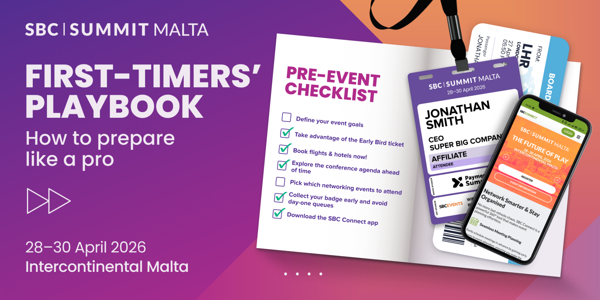 Malta: First-Timers’ Playbook: How to Work SBC Summit Malta Like a Pro