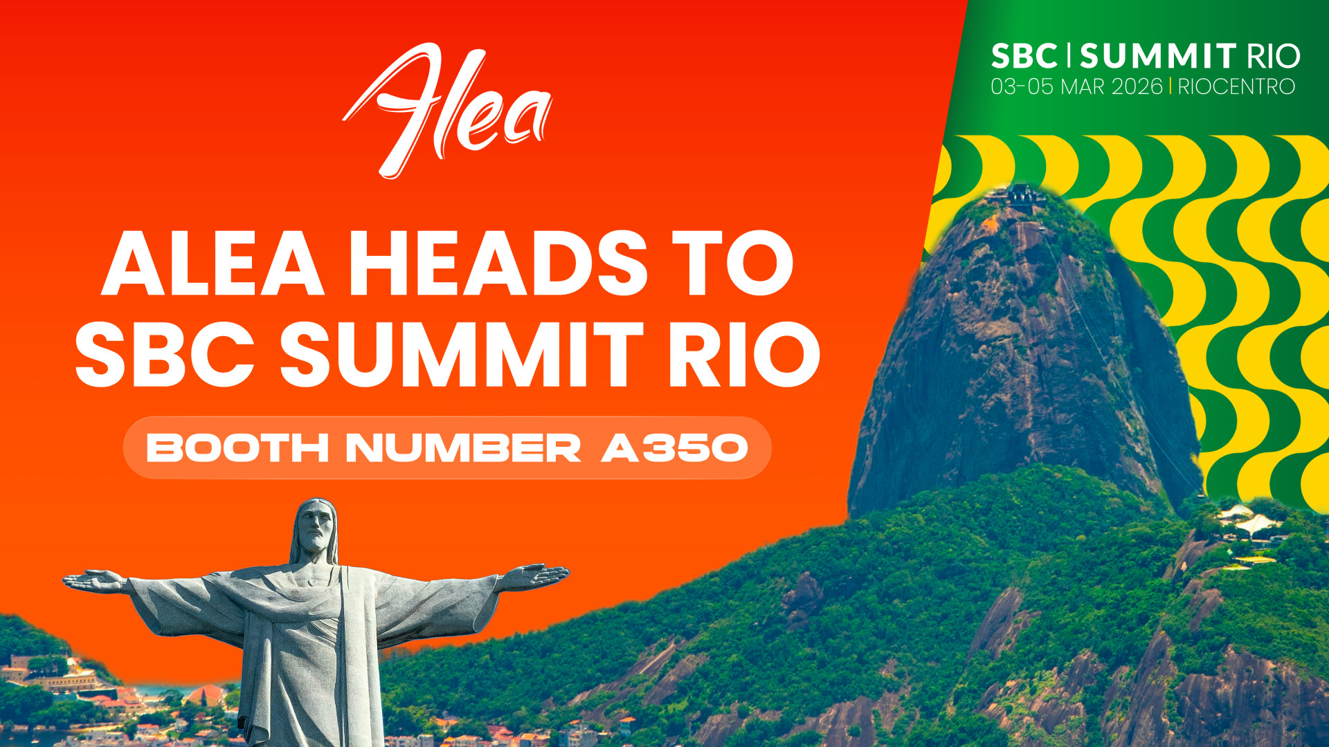 Alea Returns to SBC Summit Rio, Strengthening Its Connection with Brazil