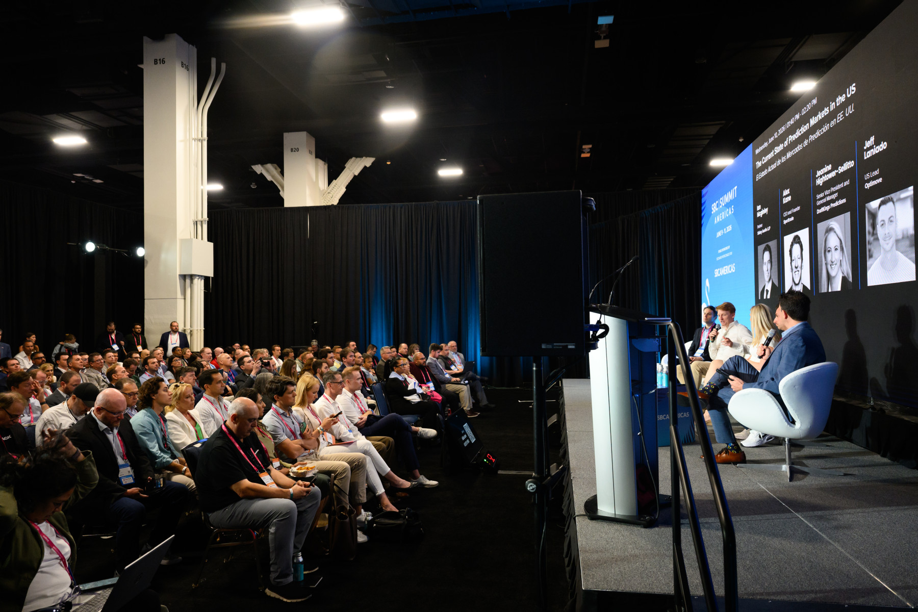 Los nuevos formatos de networking y los debates sobre mercados de predicción fueron protagonistas en SBC Summit Americas 2026