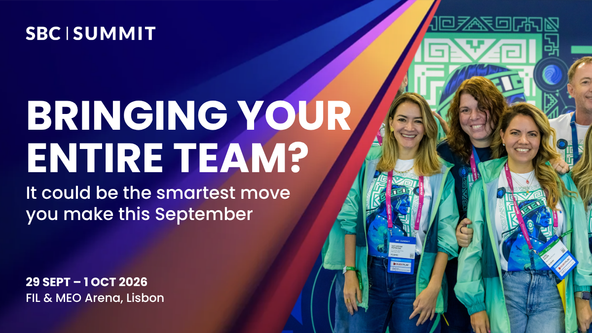 SBC Summit 2026 team promotion featuring event attendees and the message “Bringing your entire team?”