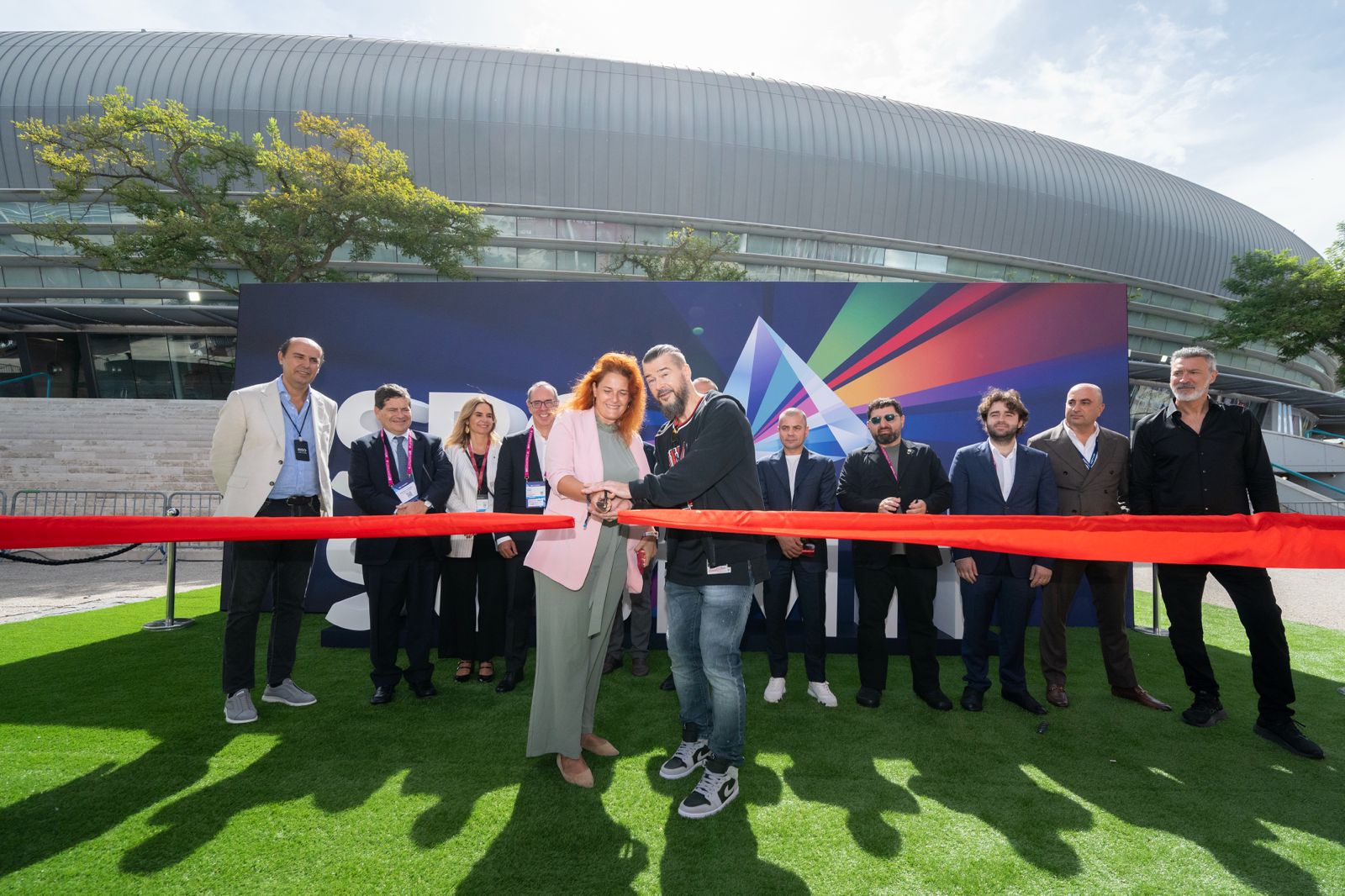 SBC Summit 2026 ribbon-cutting ceremony in Lisbon, with event organisers and industry representatives officially opening the event.